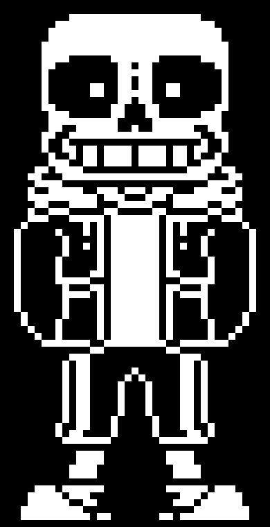 [d6b045] Remake this sans I made the sprite in Black in white for you