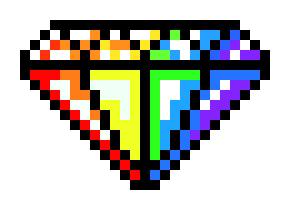 [9664c4] rainbow diamond