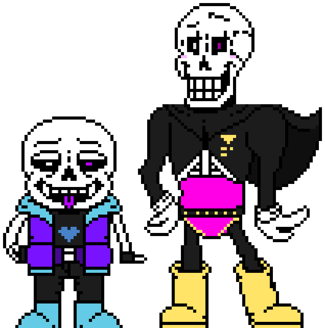 Underlust Sans And Papyrus (I REGRET MAKING THIS)