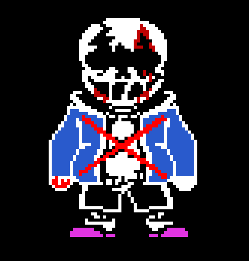 [89a8ad] UnderTale Last Breath Phase 4 hardmode [actual redux]