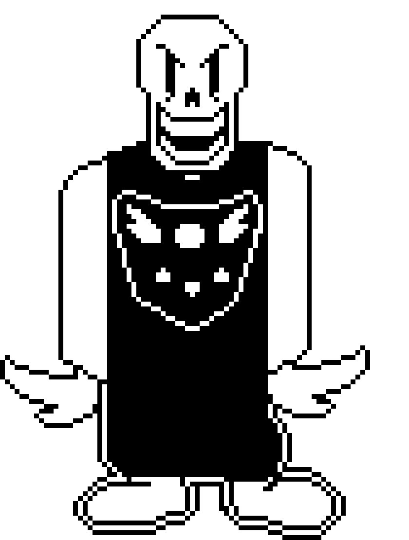 Storyshift Papyrus Battle sprite 2