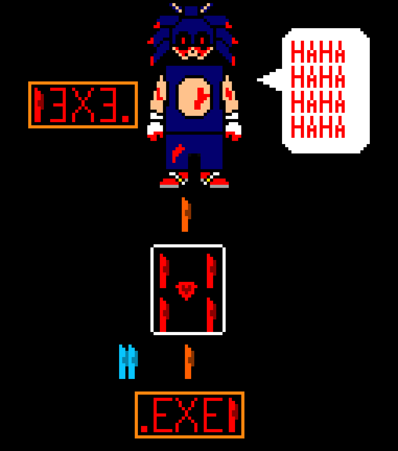 [9664c4] Sonic.exe battle (BadnikTale: undertale AU)