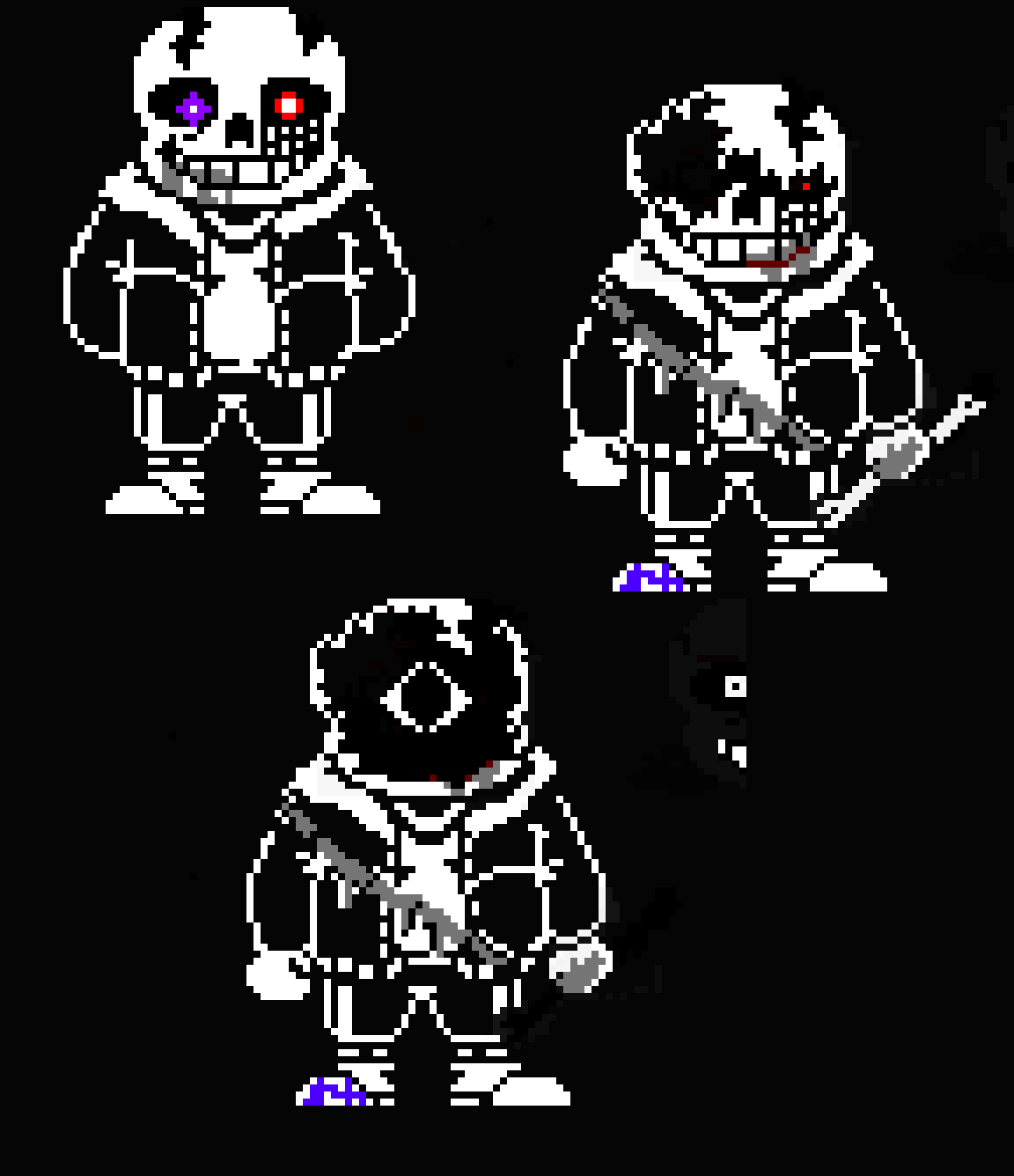 [891c34]  last breath Sans phase 2 Sprite (my take)