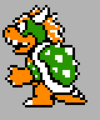 Bowser Pixel Art