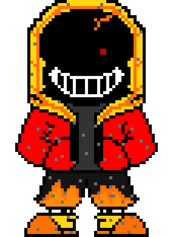 Flamez!Dustdust!Sans Sprite