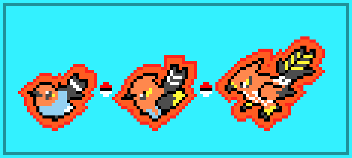 [9664c4] Fletchling, Fletchinder and Talonflame