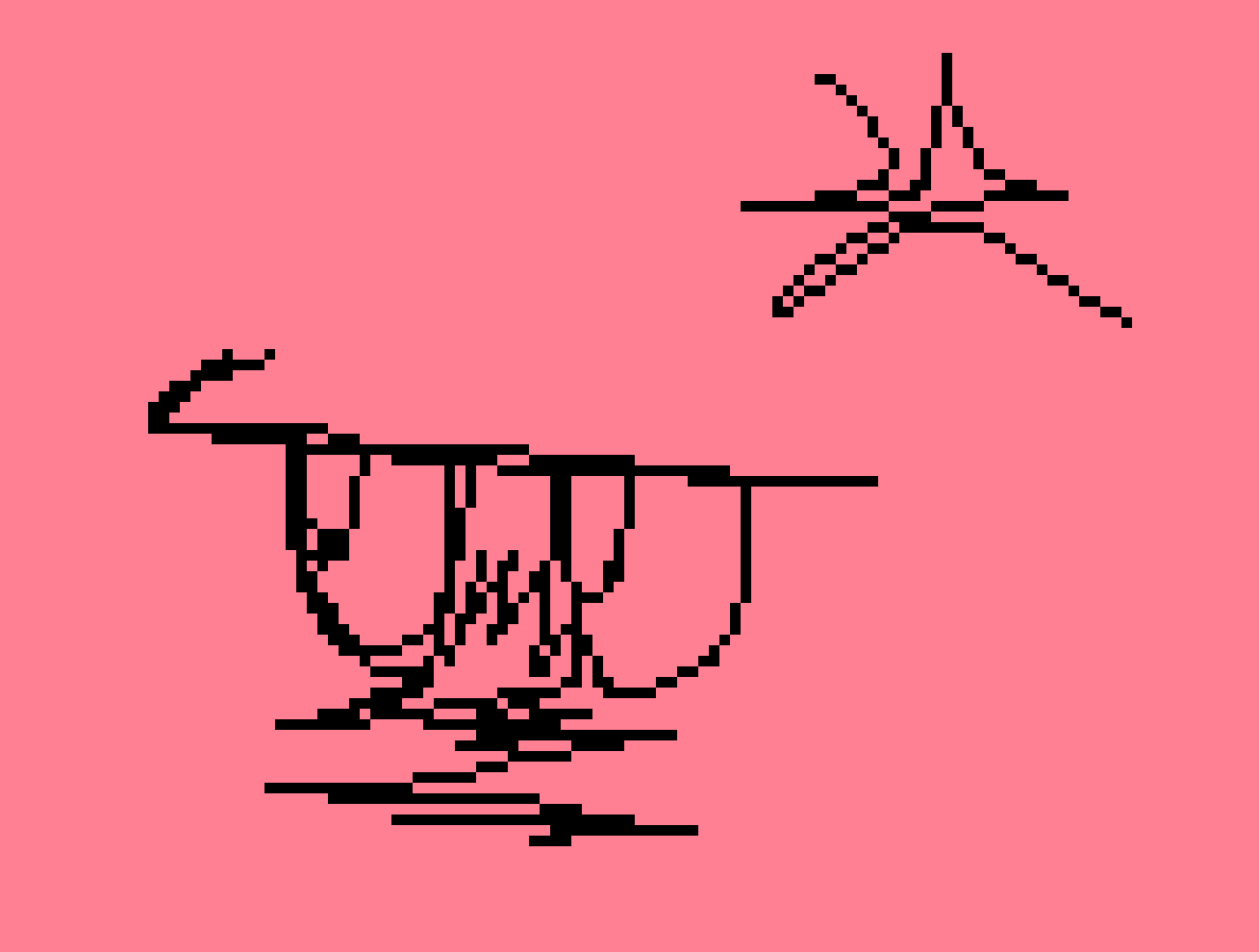 [9b02c2] how it feels placing the perfect symmetry in Krita while making Roblox clothing but it is guaranteed that the pants will always have a singular pixel shift so after you're genuinely done fine tuning the whole thing and stuff you have to select the one off side and move it 1 pixel to the center