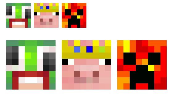 [f9973c] Youtubers minecraft skins heads.