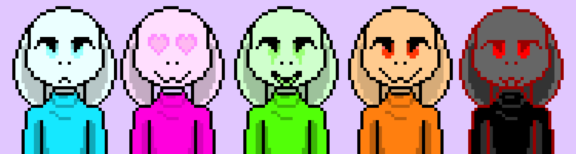 [05b0c1] (These guys were all part of Rainbow, Her Sadness, Her love of others, her feeling of being forced into happiness, her small amount of Bloodlust, and her dark side.)