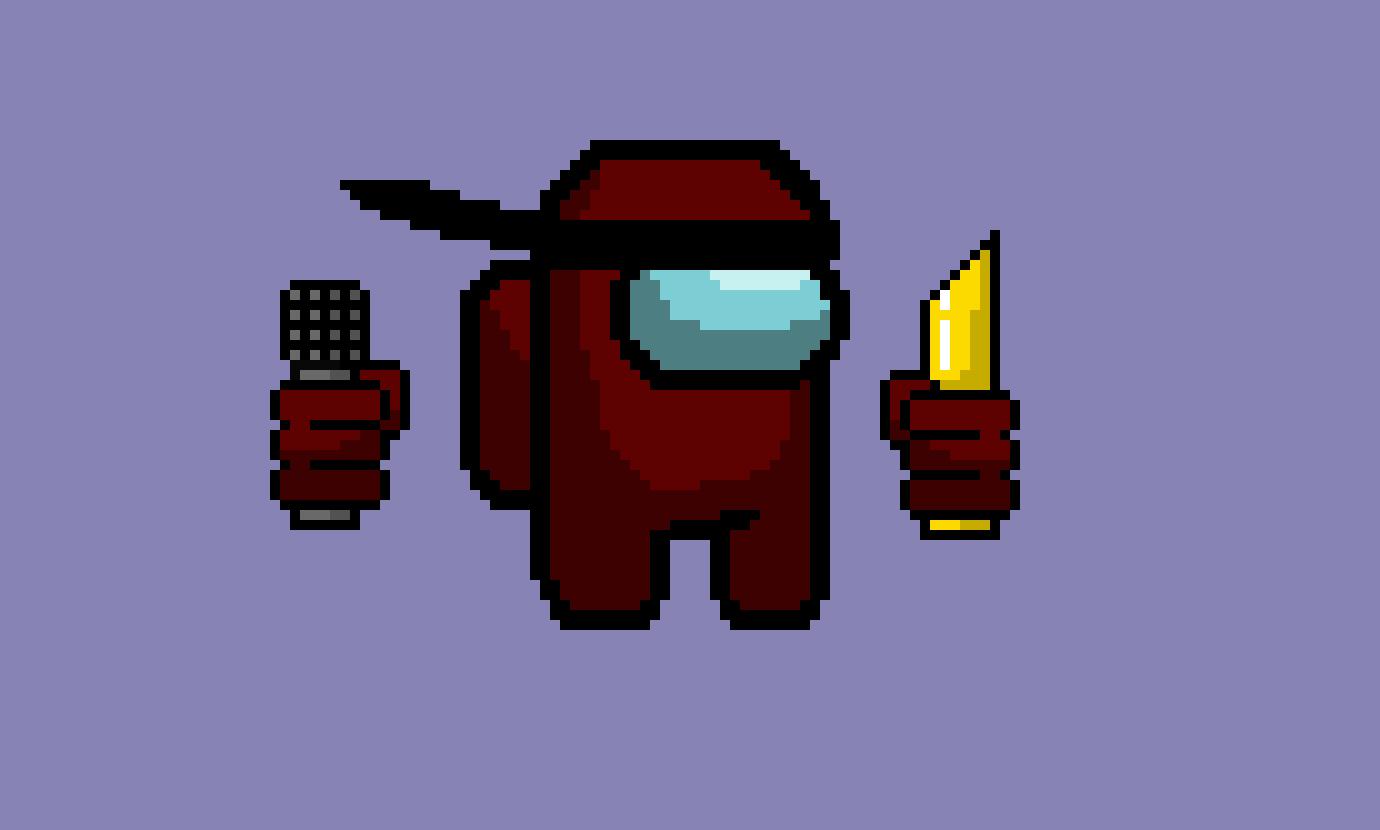 [c88ef3] AMONG US MAROON IMPOSTOR
