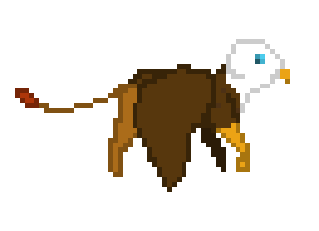 [9664c4] Griffen Scratch Sprite down wing