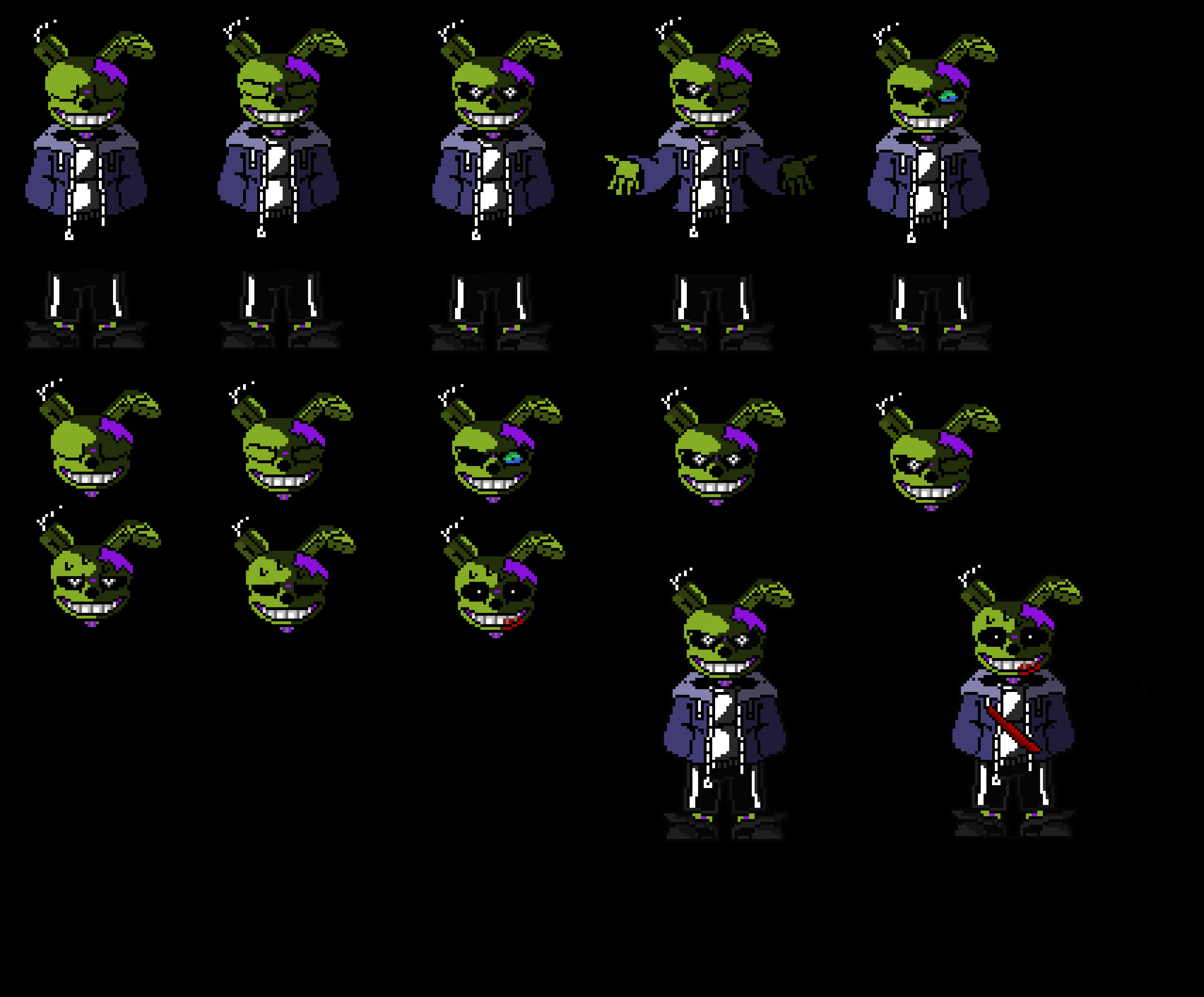 [28a9e4] WIP FnafTale Last Chance Phase 1 Sprite Sheet