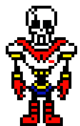 [f52639] UnderTale - Papyrus (Overworld Sprite) (KamuiSenketsu)