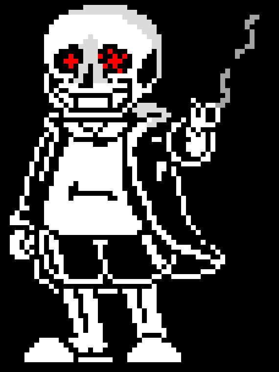 sudden changes sans: [buys more bullets on my phone] [tps to skyler]