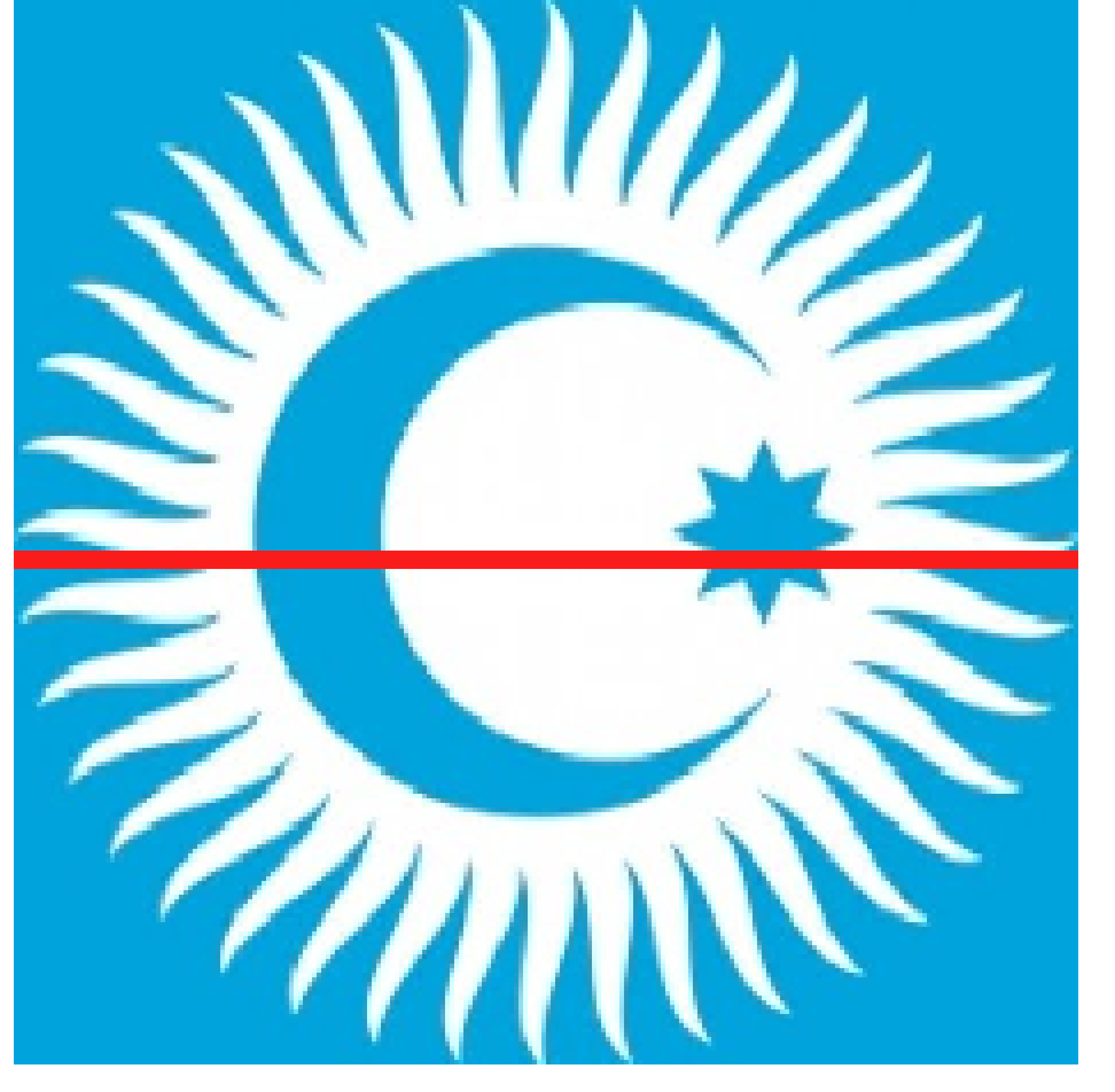 [f97244] Turan bayrağı deniz içinden