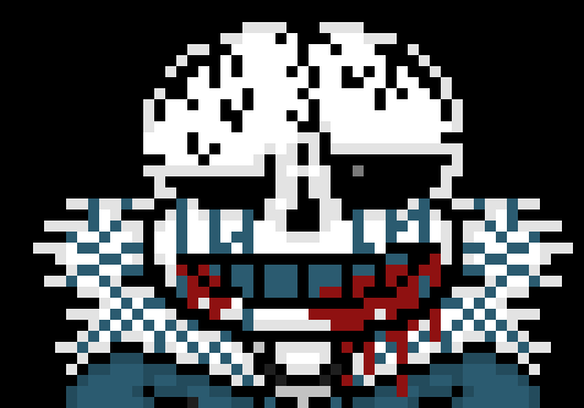 [57dac4] *shoots a few bones and blasts a blaster at them, but the blasts take longer and the bones are slown*