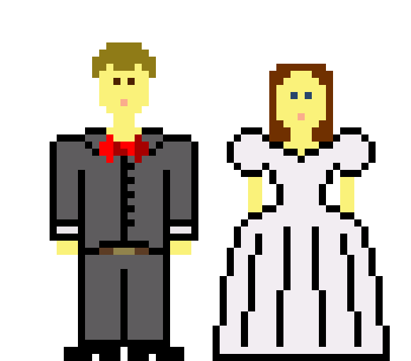 [9664c4] Bride and Groom Attire