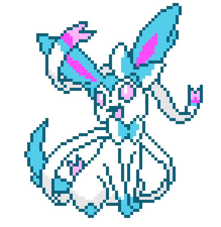 Shiny Sylveon Pixels