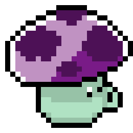 [9664c4] kleine paarse paddenstoel pvz