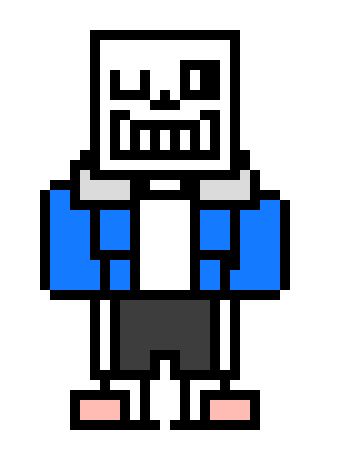 can somebody draw him shrugging? - sandpaper