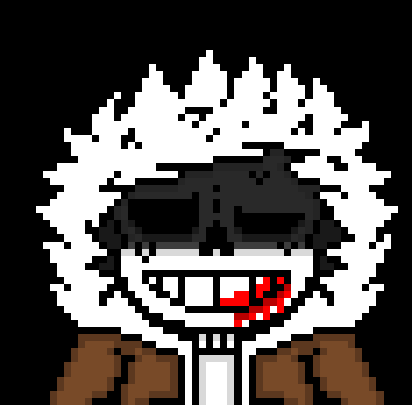 [b63bdb] *grips onto Madness' leg and coughs up some blood* st-stop, g-get off of m-me
