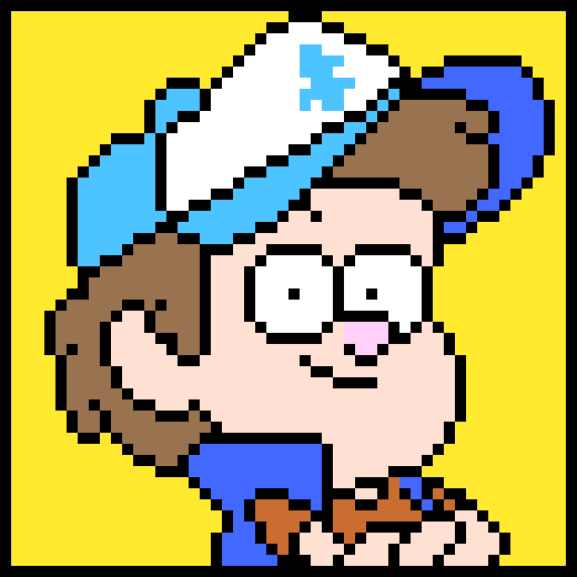 [9664c4] Dipper pixel art