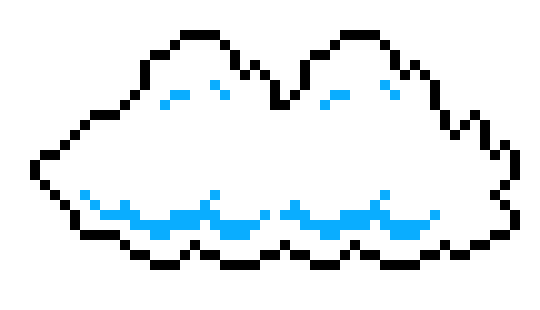 [987a9a] Super Mario Bros Cloud Sprites