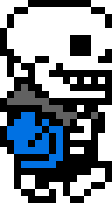 [b740fe] UnderTale - Sans Walking Sprite Sheet