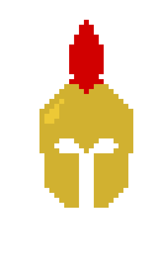 [9664c4] Spartan Helmet: Game Crusade Logo