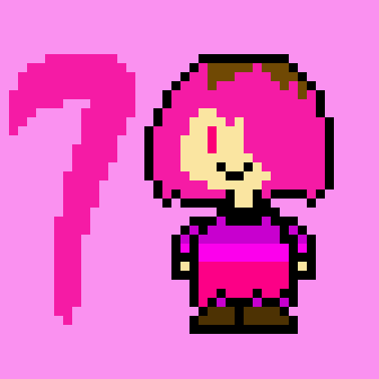 appears behind chara with scythe *