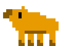 [4578c8] my 2nd atempt of making a capybara sprite