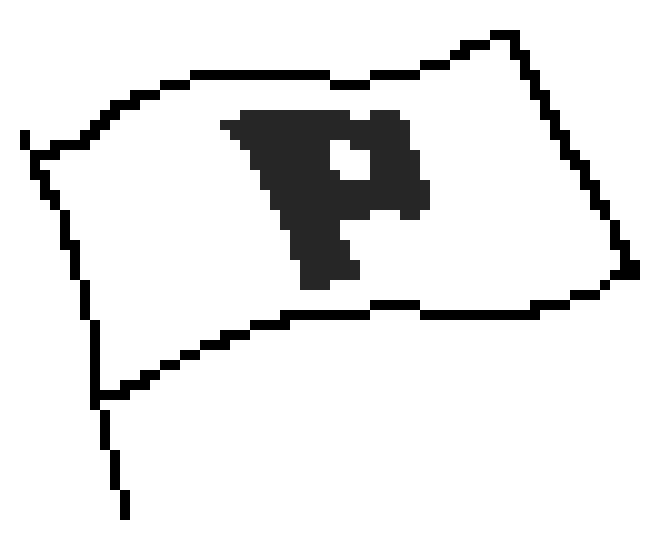 [6b8263] idk why but i've always imagined a pam flag looking like this. i know it's basic but it makes sense to me