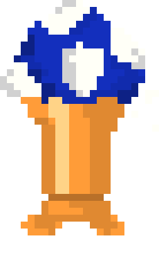 [25ede4] back blue mushroom