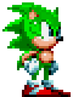in my opinion sonic should be green