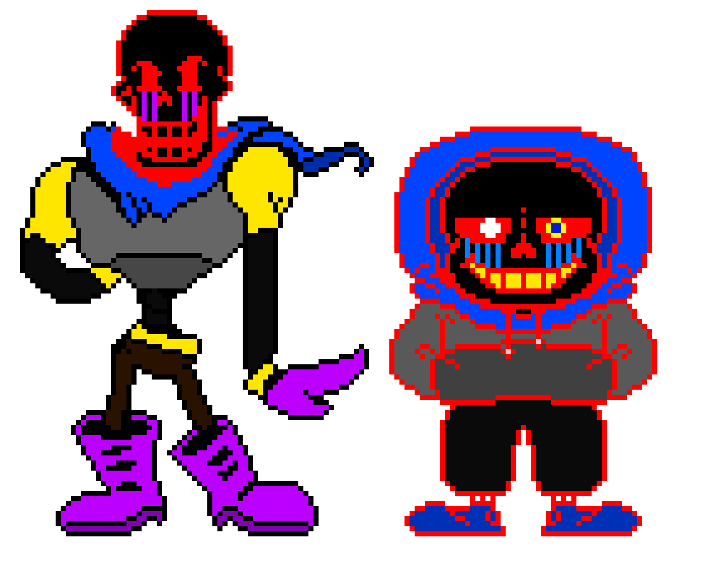 IJ!ErrorTale Sans And Papyrus Sprite
