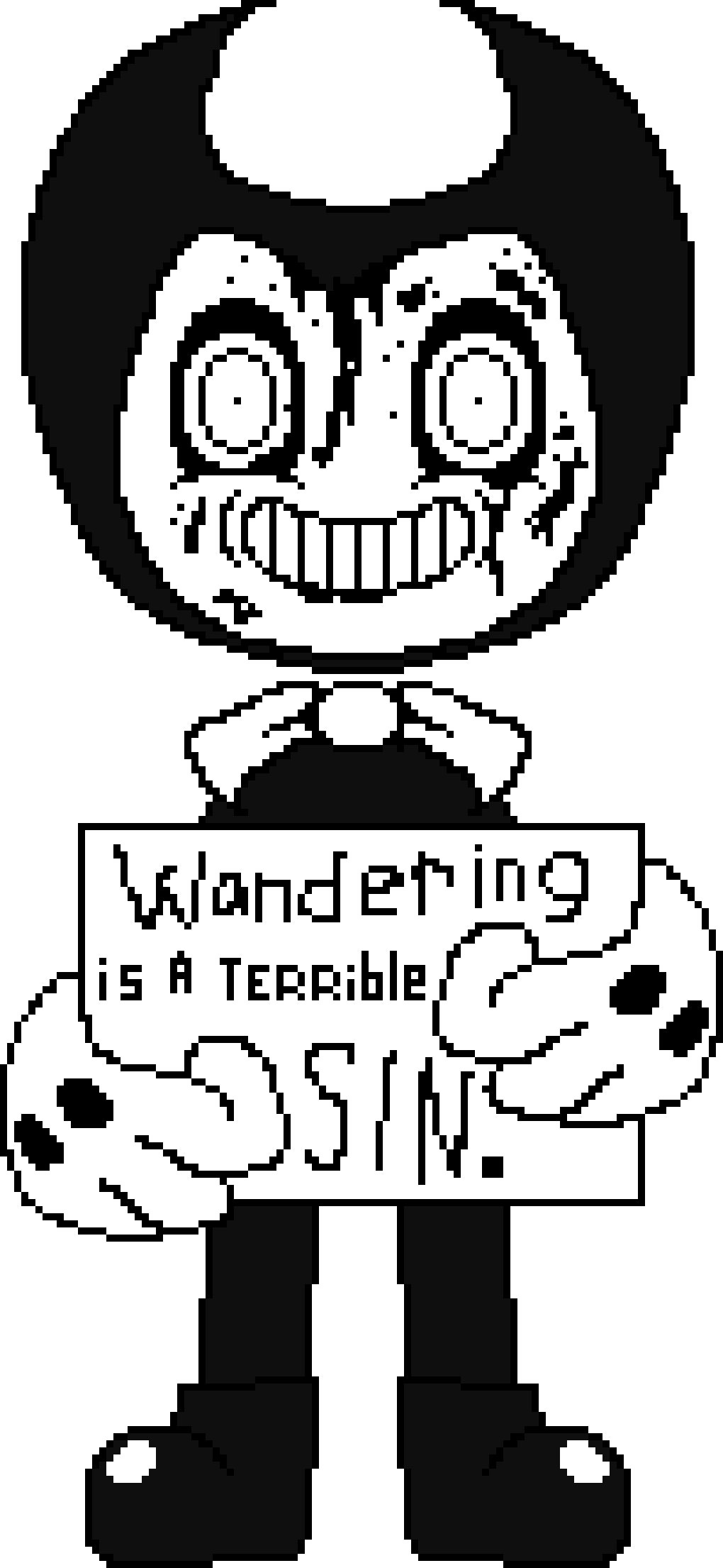 [9664c4] Wandering is a terrible sin.