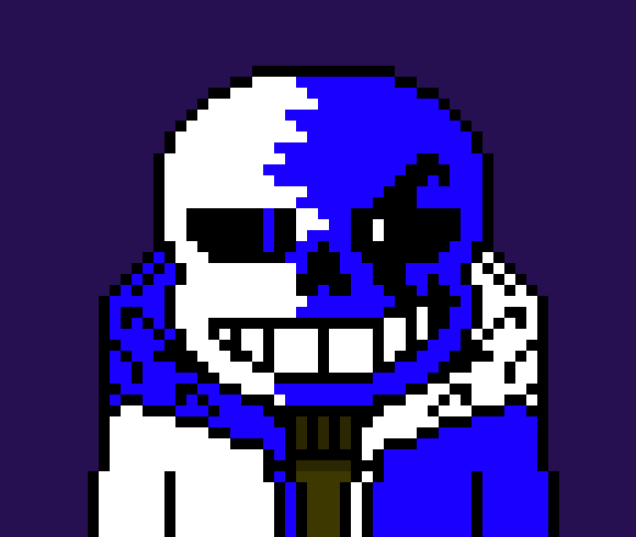 [d959ff] *holding a knife while hiding behind something and looking at disasverse* 