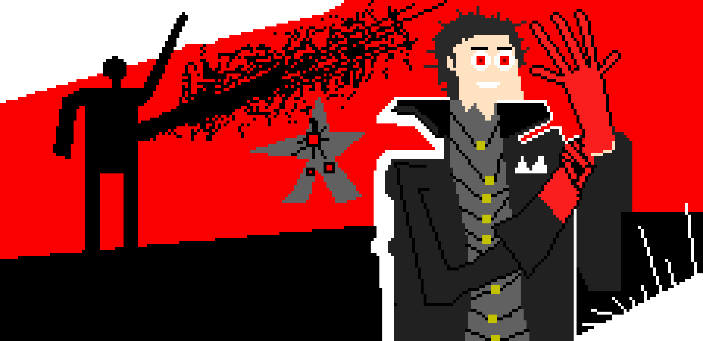 ALL OUT ATTACK PIXEL ART