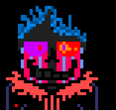 [2f40b1] your soul HAHAHAH-AH AAAAAAAAAAAAAAAAHAHH! *throws a blaster up into the air as it spins and stabalizes while homing on you* 333... 2-2-... 1. *Blast*