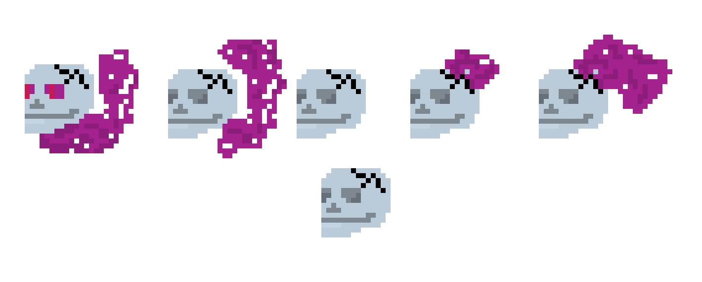 unfinished ghost skull