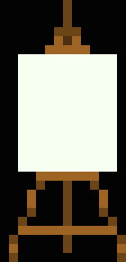 [6b7d56] easel
