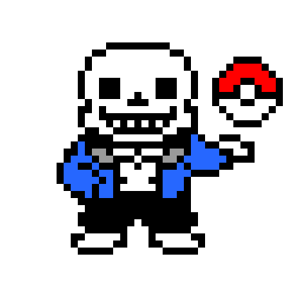 Sans' Sprite w/ Pokeball