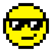 [9664c4] Smile face with glasses
