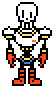 [c23a9e] Undertale Papyrus Overworld Sprite (Without Cape/Scarf)