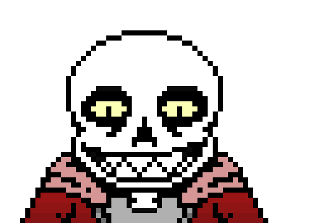 [b864cc] Mine aren't 'glowing' this is actually a wip for a person wearing a mask, I just wanted to be lazy and use a sans sprite(just.. a fun fact.. I guess)