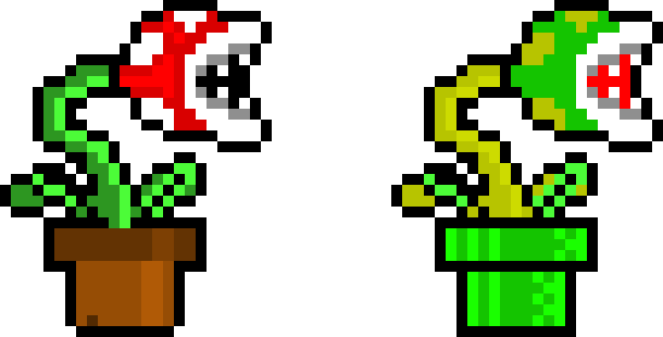 SSBU Piranha Plant and Retro overworld alt