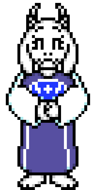 Toriel Overworld sprite