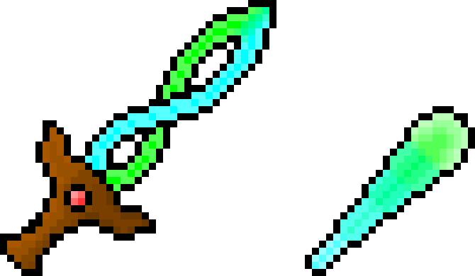 [9664c4] Super Sword with Laser Shot (Modded Terraria)