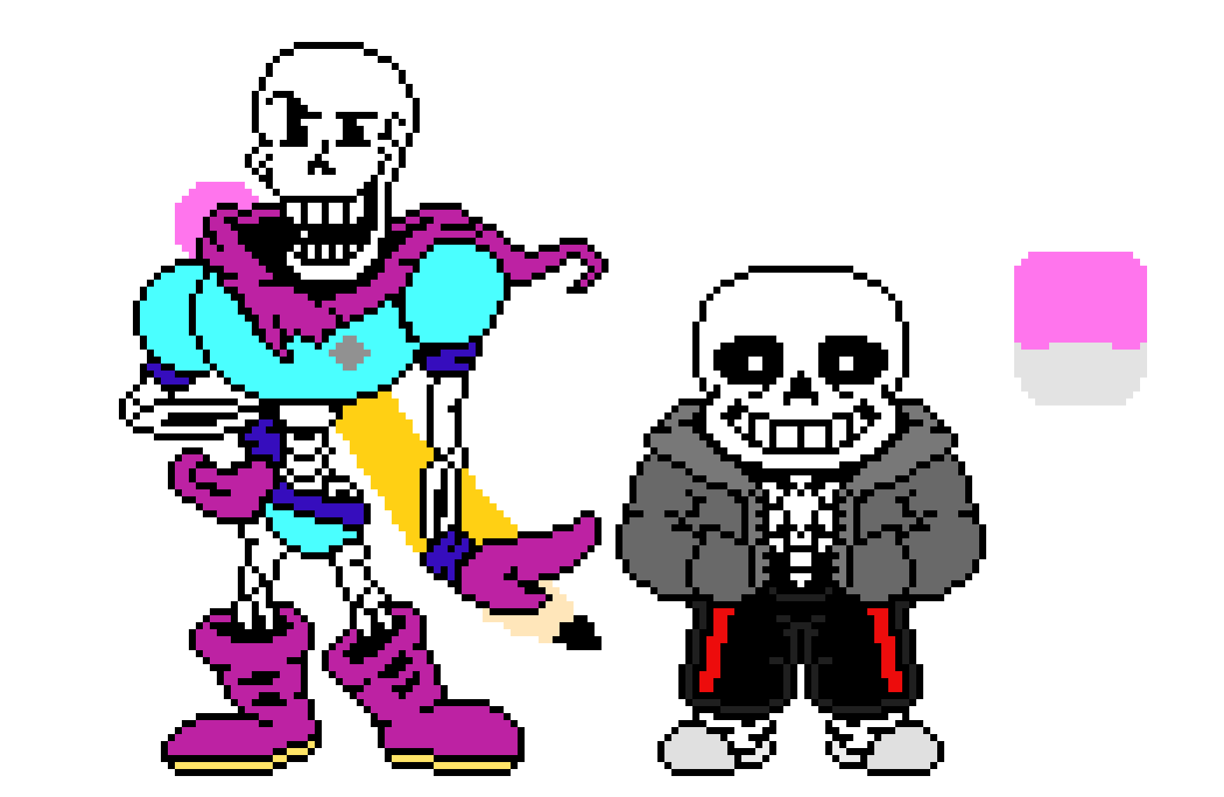 Creator!Papyrus And Destruction!Sans