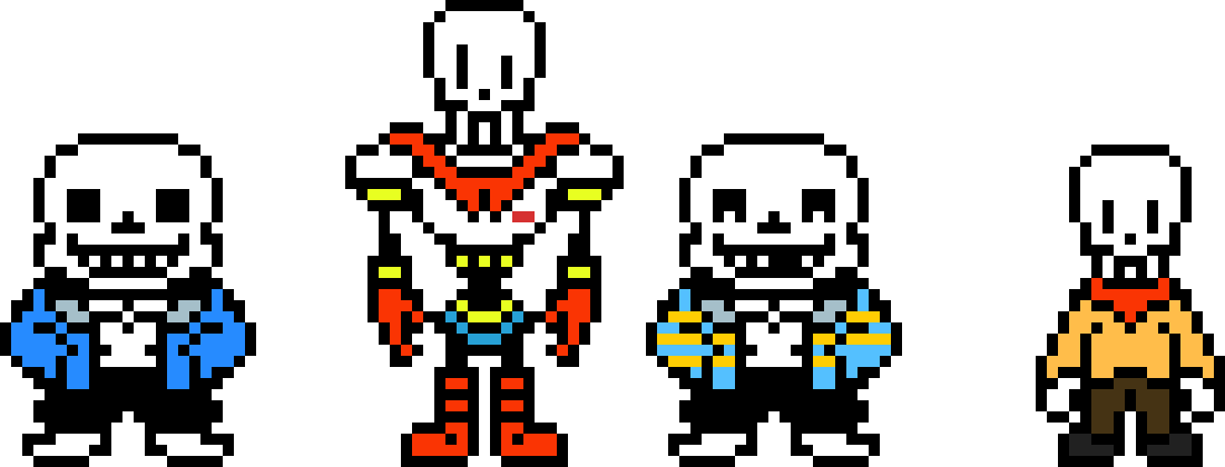 sans and papyrus sprites